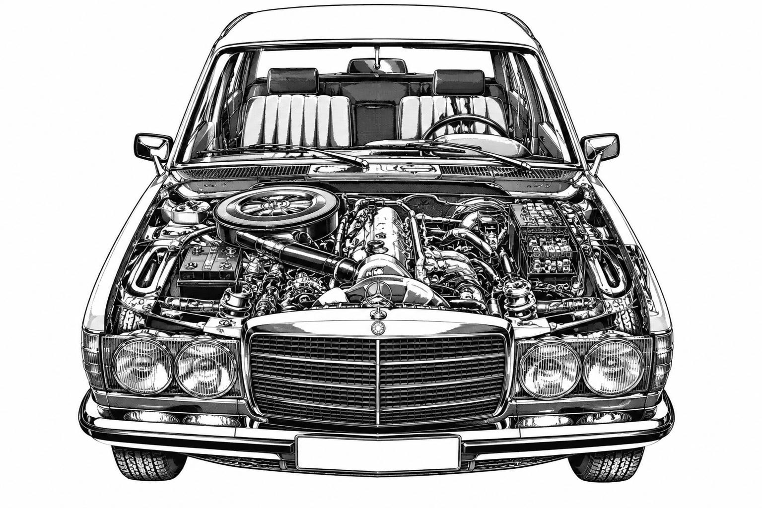 Sistem Kelistrikan Mercedes-Benz W123