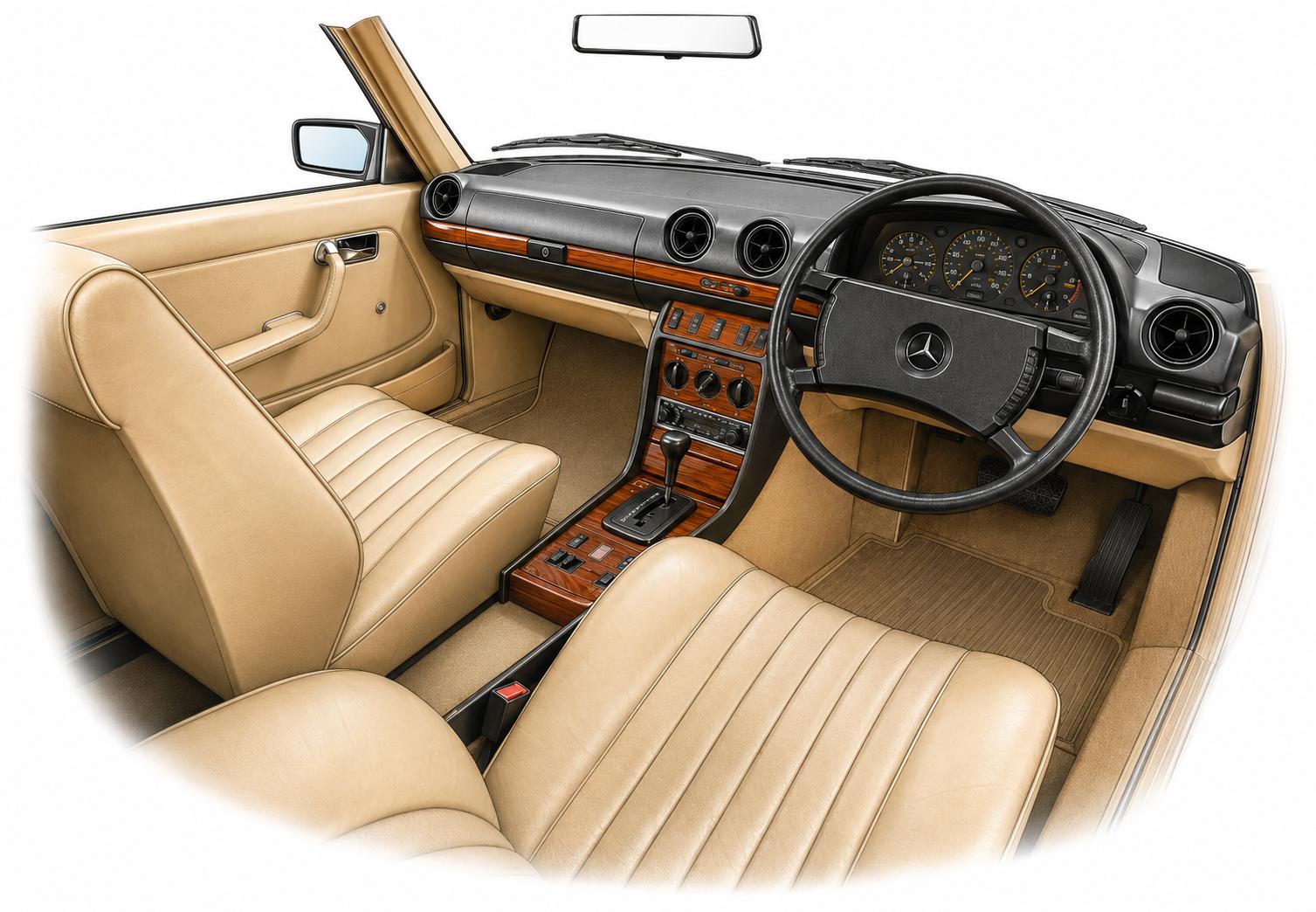 Interior Mercedes-Benz W123 Mercy Tiger